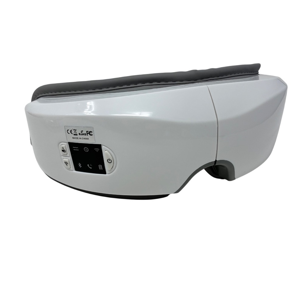 Rechargeable Bluetooth Eye Massager with Heat & Vibration & Compression In Box
